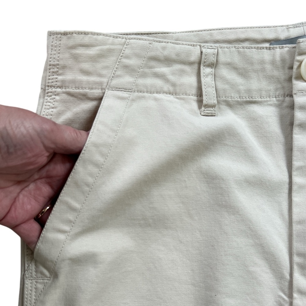 Vince Women's Ivory Cropped Utility Carpenter Pants Size 30 NWOT - Picture 9 of 15